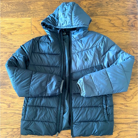 Spyder Down-filled Hooded Puffer Jacket - Picture 1 of 3